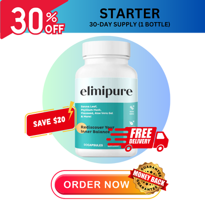 Elimipure Natural Gut Cleanse & Digestive Detox