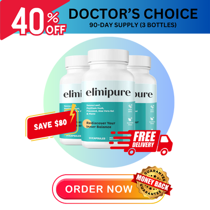 Elimipure Natural Gut Cleanse & Digestive Detox