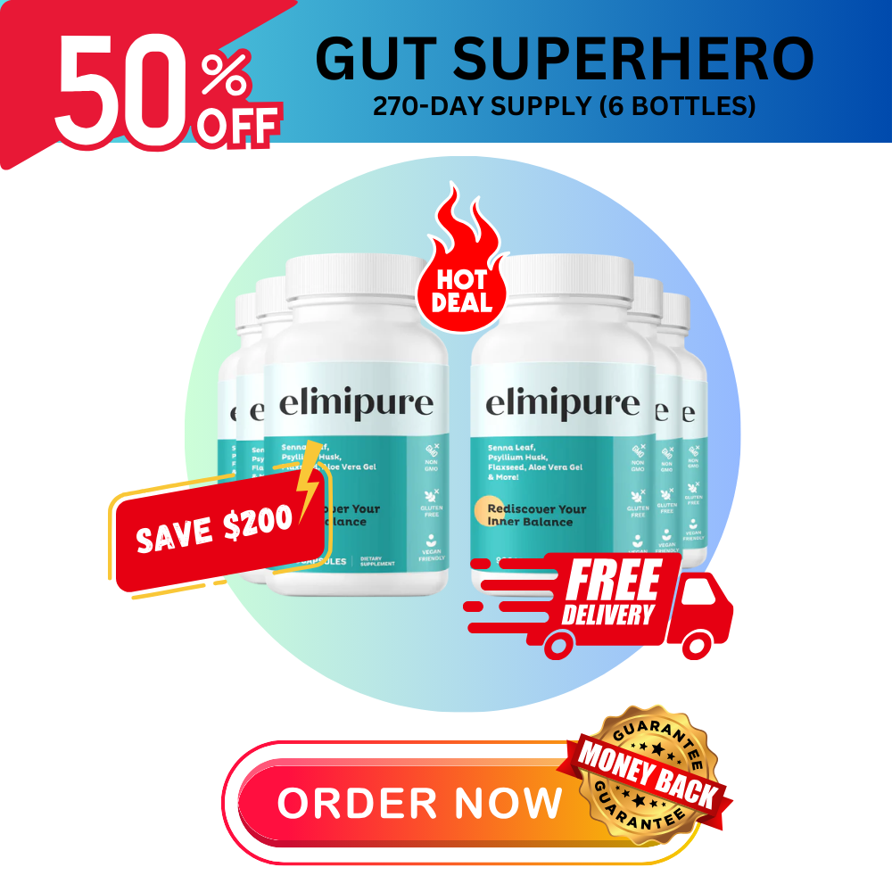 Elimipure Natural Gut Cleanse & Digestive Detox